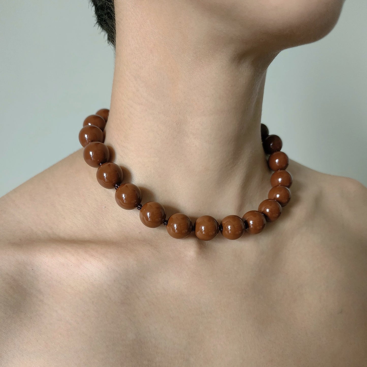 Bobble Necklace - 16mm Monotone