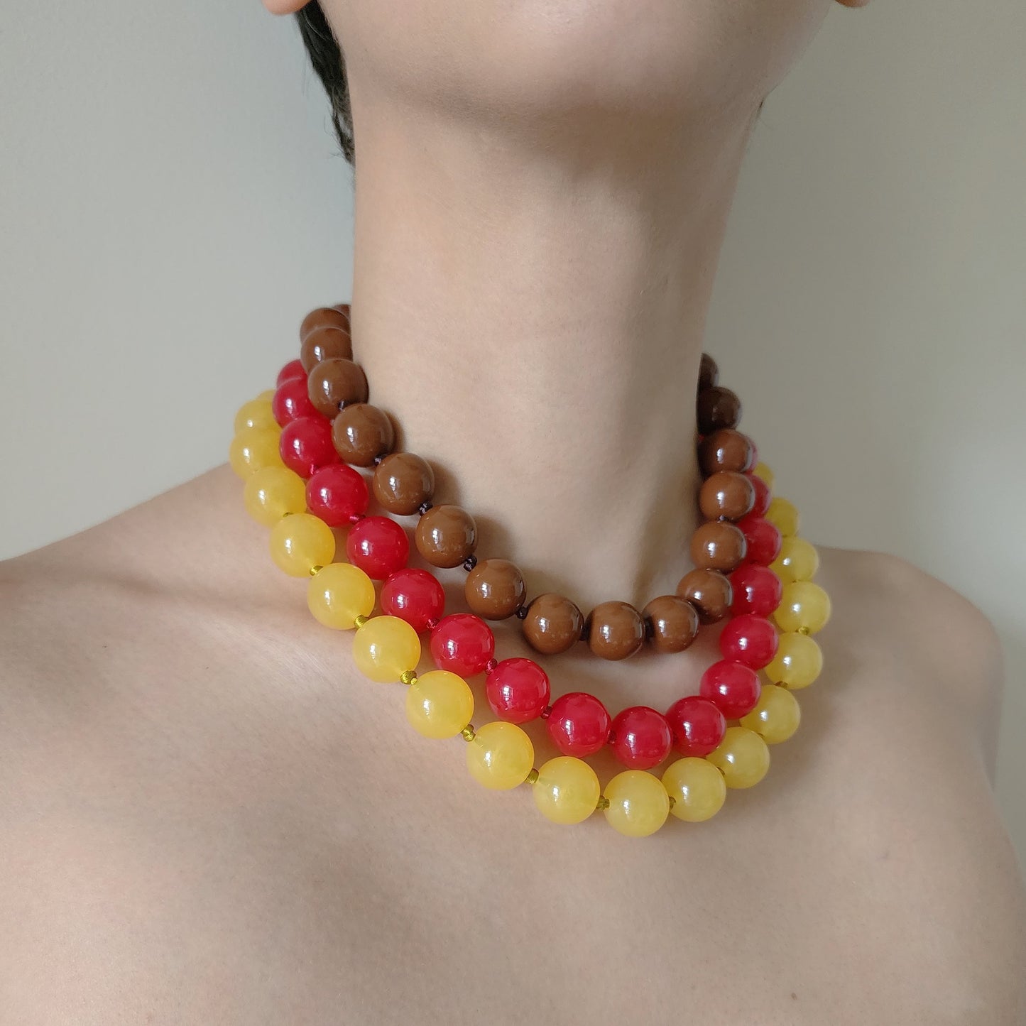 Bobble Necklace - 16mm Monotone